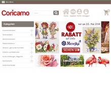 Tablet Screenshot of coricamo.de