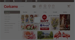 Desktop Screenshot of coricamo.cz